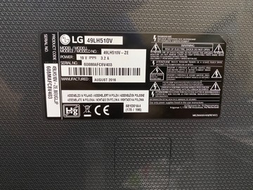 Б/в Телевізор Lg 49lh510v 01-200940776