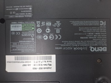 Б/в Ноутбук Benq 15/pentium dual core t2080 ddr2/3gb ddr2/hdd 250 gb/*інтегрована 01-201052627