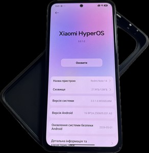 Б/в Мобільний телефон Xiaomi redmi note 14 6/128gb 01-201057712