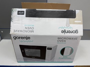 Б/в Мікрохвильова піч Gorenje mo20s4w 01-201120417