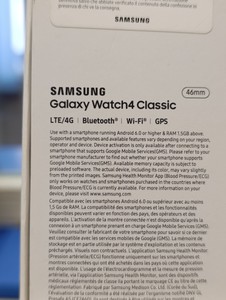 Б/в Смарт-годинник Samsung galaxy watch4 classic 46mm lte 01-201146347