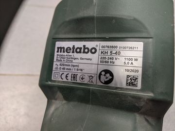 01-200630687: Metabo kh 5-40 sds max