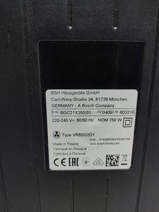 01-200741873: Bosch serie 4 bgc21x350