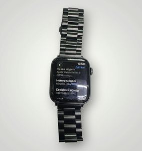 Б/в Смарт-годинник Apple watch series 6 gps aluminium case 44mm 01-200856794