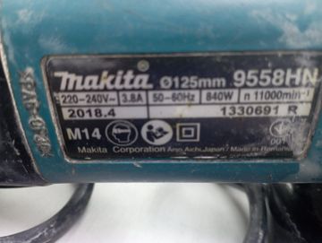 Б/в Кутова шліфмашина Makita 9558hn 01-200884366