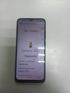 Б/в Мобільний телефон Samsung galaxy a03 sm-a035f 3/32gb 01-200887454