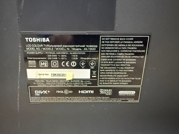Б/в Телевізор Toshiba 40l7363d 01-200805360