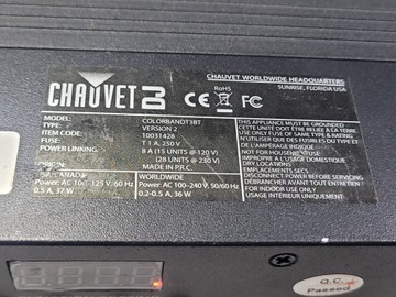 Б/у Лінійний LED-прожектор Chauvet colorband t3 bt 01-200899399