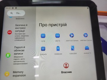 Б/в Планшет Fossibot dt2 12/256gb lte 01-200968024