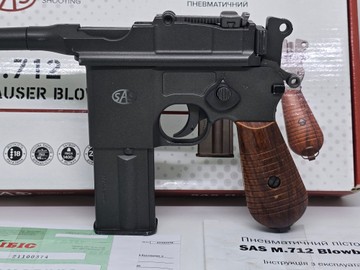 Б/в Пістолет пневматичний Sas m712 blowback 01-200983110