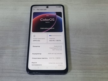 Б/в Мобільний телефон Oppo a5x 4/128gb 01-200920278