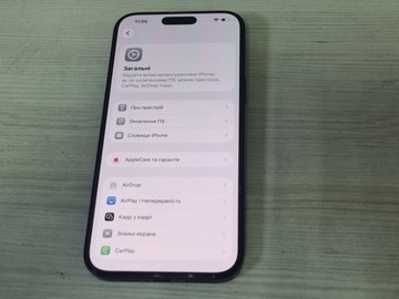 Б/в Мобільний телефон Apple iphone 16 pro max 256gb 01-200917982
