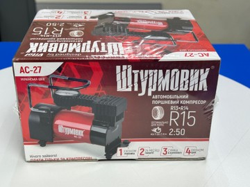 Б/в Автомобільний компресор Штурмовик ас-27 01-201002373