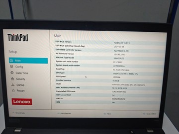 Б/в Ноутбук Lenovo 14/core i7 8565u ddr3/8gb ddr3/hdd *відсутній/ssd 256 gb/*інтегрована 01-201008506