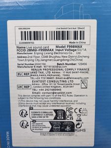 Б/у Звуковая карта Facmogu f998 live sound card audio mixer 01-200631889