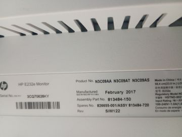 Б/в Монітор Hp e232e 01-200844852