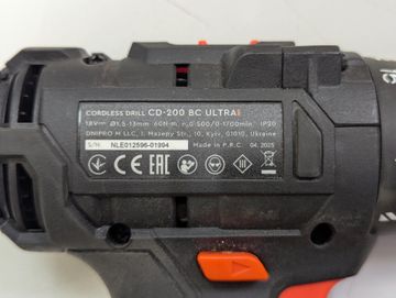 Б/в Шурупокрут Dnipro-M cd-200bc ultra 1акб 6ah зп 01-200847660
