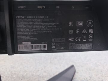 Б/в Монітор Msi optix mag 256f 01-200883663