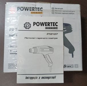 Б/в Фен будівельний Powertec pt-2107 01-200883601