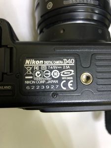 Б/в Фотоапарат Nikon d40 / dx af-s nikkor 18-55mm 1:3.5-5.6g 01-200890847