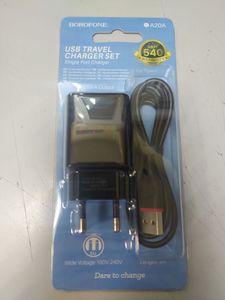 Б/в Мережевий зарядний пристрій Borofone ba20a type c 16-000275560