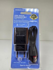 Б/в Мережевий зарядний пристрій Borofone ba20a 16-000275898