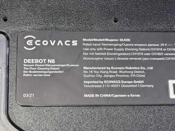 Б/в Робот-пилосос Ecovacs deebot ozmo n8 dln26 01-200894338