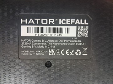 Б/в Клавіатура Hator icefall 01-200923708