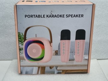 Portable karaoke speaker+2 мікрофона