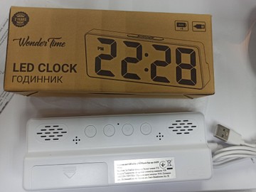 Б/в LED-годинник Wonder Time 116339 01-201020942