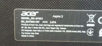 Б/в Ноутбук Acer 15/core i3-1005g1 ddr4/8gb ddr4/hdd *відсутній/ssd 256 gb/*інтегрована 01-201036007