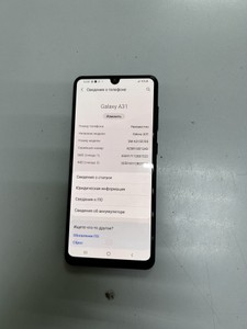 Б/в Мобільний телефон Samsung galaxy a31 4/128gb sm-a315f 01-201053122