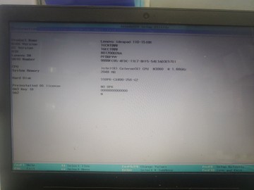 Lenovo 15/celeron n3060 ddr3/2gb ddr3/hdd *відсутній/ssd 240 gb/*інтегрована