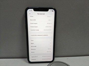 Б/в Мобільний телефон Apple iphone 11 128gb 01-201108769