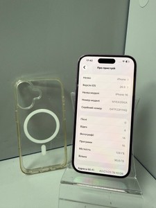 Б/в Мобільний телефон Apple iphone 16 128gb 01-201108568