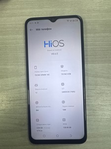 Б/у Мобільний телефон Tecno spark 10c 4/128gb 01-201128794
