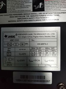 01-200591464: Jasic arc-2101