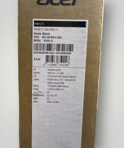 Б/в Ноутбук Acer 17/core i5-11400h ddr4/16gb ddr4/hdd *відсутній/ssd 512 gb/geforce rtx3050 4gb 01-200805045