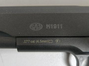 Б/в Пневматичний пістолет Sas (Sport Air Shooting) m1911 pellet 01-200858663