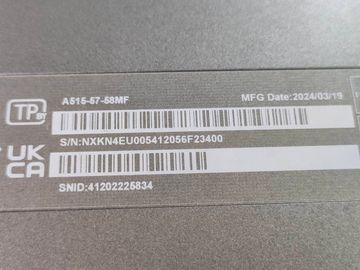 Б/у Ноутбук Acer 15/core i5-12450h ddr5/16gb ddr4/hdd *відсутній/ssd 1000 gb/*інтегрована 01-200873724