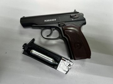 Б/в Пневматичний пістолет Sas (Sport Air Shooting) makarov blowback 01-200882604