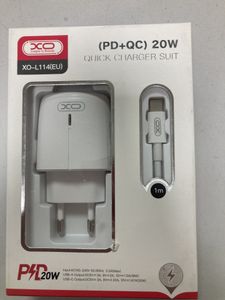 Б/в Мережевий зарядний пристрій Xo l114+ type c 01-200893839