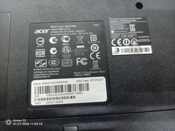 Acer 15/amd a4 3305m ddr3/4gb ddr3/hdd 500 gb/ssd *відсутній/*інтегрована