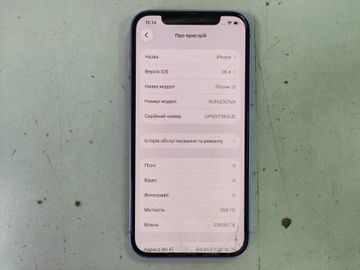 Б/в Мобільний телефон Apple iphone 12 256gb 01-200908434