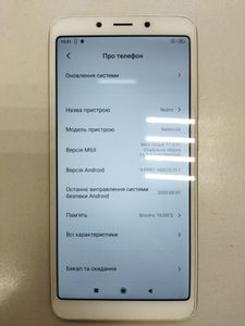 Б/у Мобільний телефон Xiaomi redmi 6a 2/16gb 01-200914683