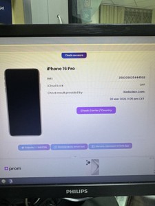 Б/в Мобільний телефон Apple iphone 16 pro 256gb 01-200928386