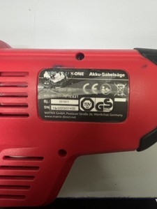 Б/в Акумуляторна шабельна пила Kraft Werkzeuge x-one 01-200937949
