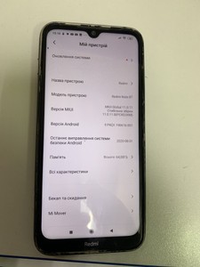 Б/в Мобільний телефон Xiaomi redmi note 8t 4/64gb 01-200948957