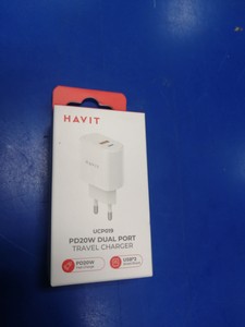 Б/у Зарядный блок Havit ucp019 usb-a+usb-c білий 01-201045390