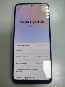 Б/в Мобільний телефон Xiaomi redmi note 12 8/256gb 01-201077528